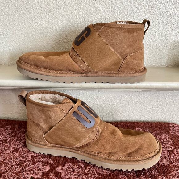 Ugg Men’s Neumel II Graphic Chukka Boots Size 11 Chestnut - Picture 3 of 9